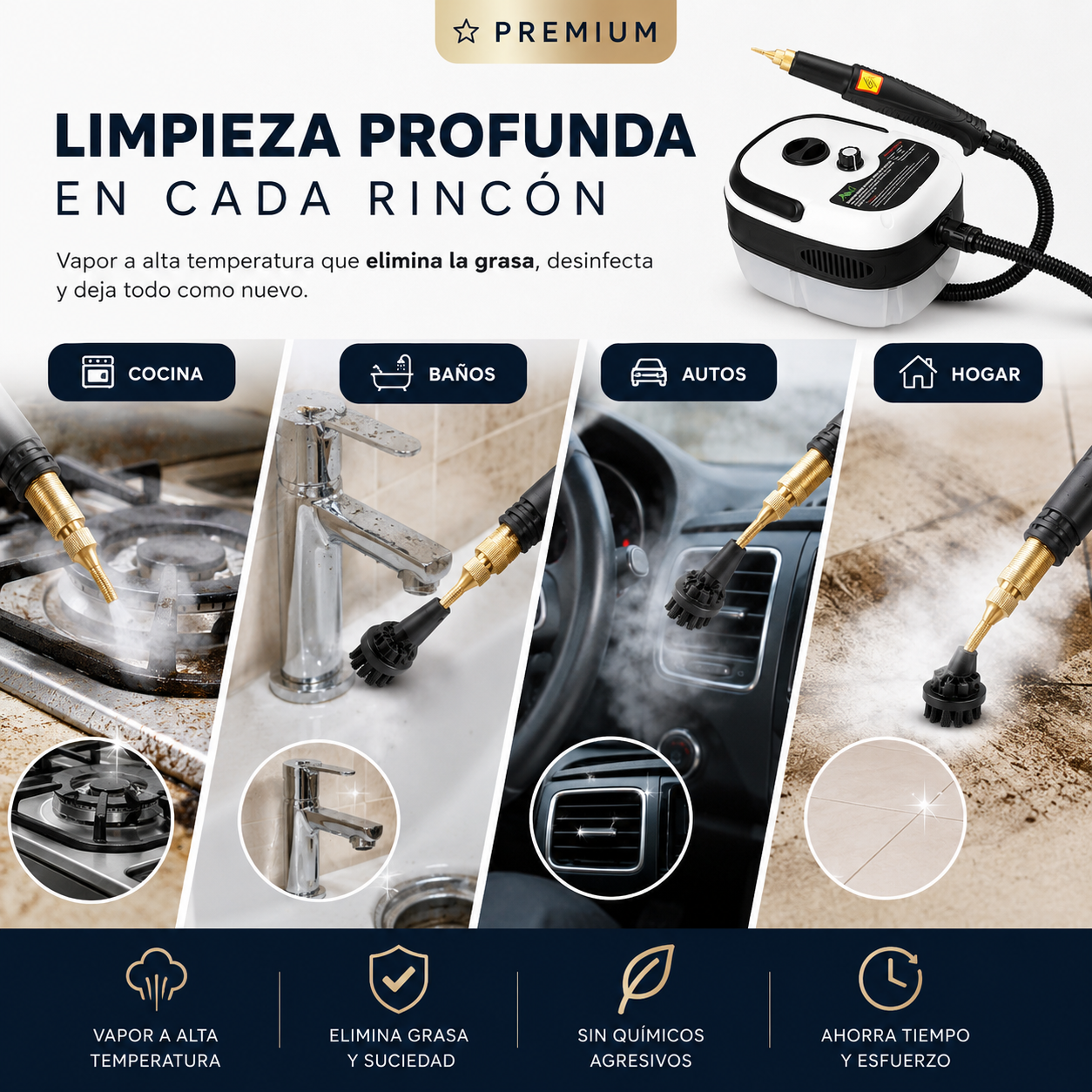 La suciedad imposible ya no tiene dónde esconderse